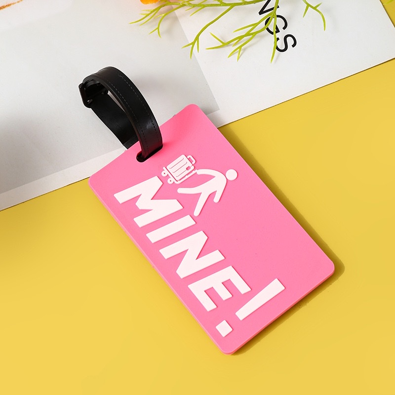 Soft silicone L-glue PVC luggage tags, boarding passes, bag hangers Application Scenario