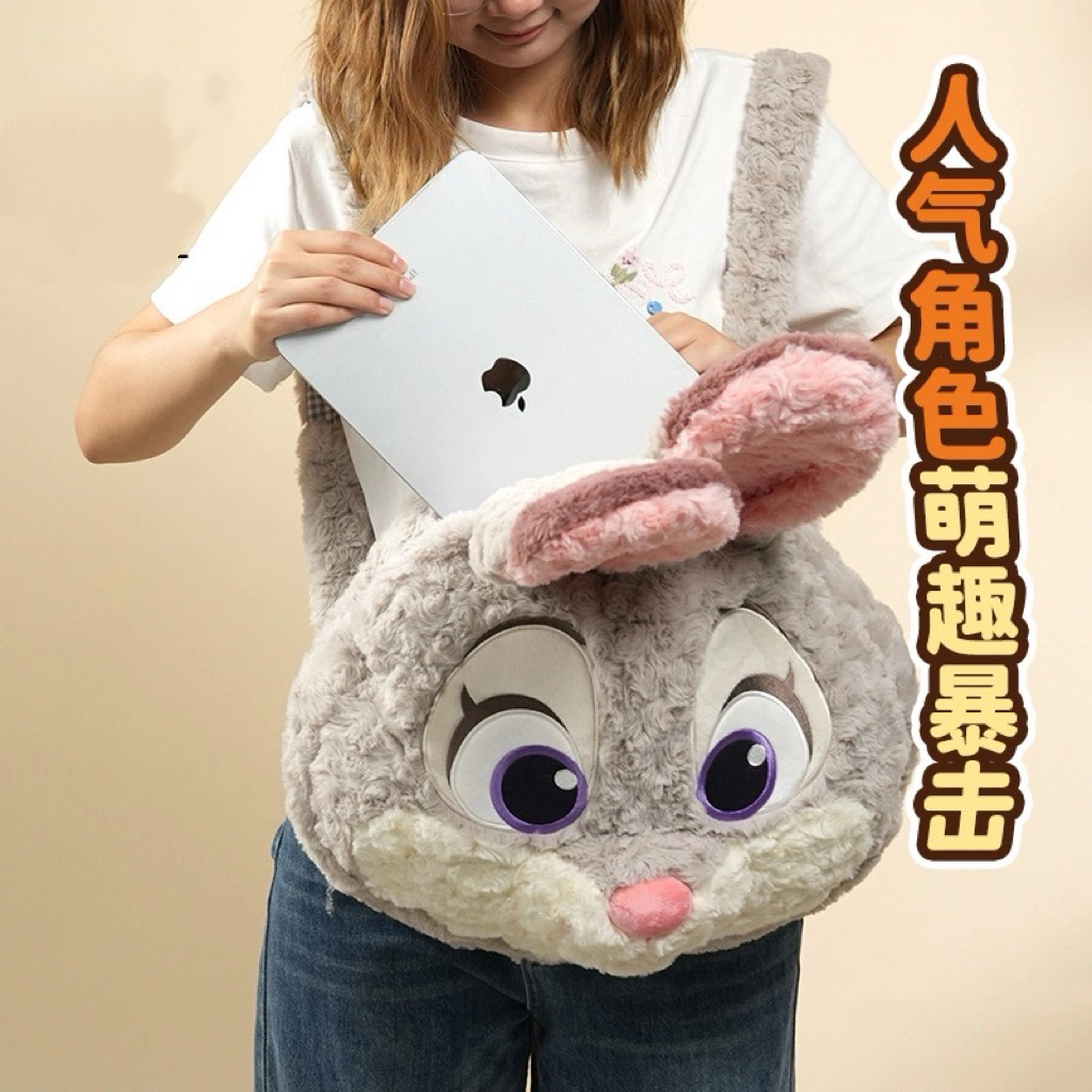 正版 疯狂动物城 尼克和朱迪 双肩包+靠枕 两用详情图7