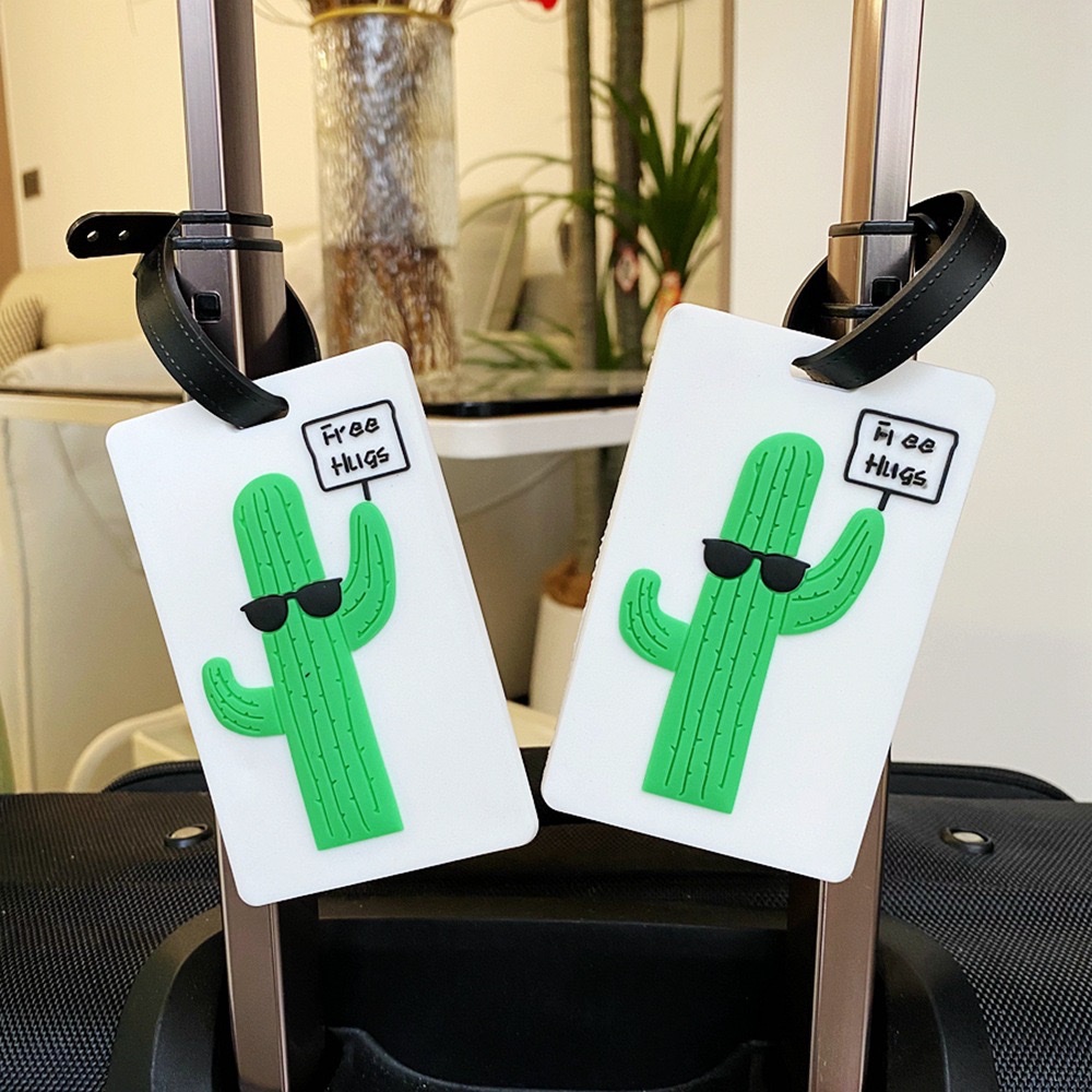 Soft silicone PVC luggage tags, boarding passes detail image 9