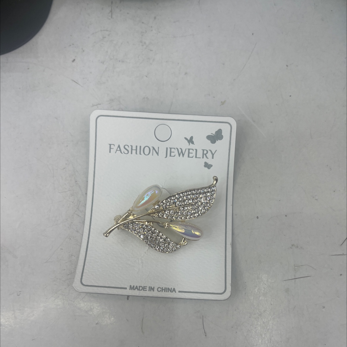 浅金珍珠胸针详情图3