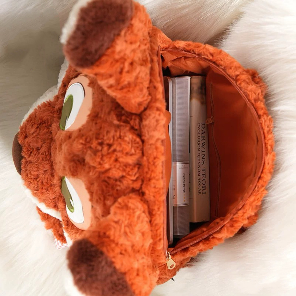 正版 疯狂动物城 尼克和朱迪 双肩包+靠枕 两用详情图9