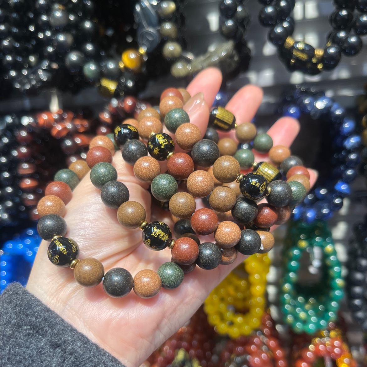 He Xiang Bead, He Xiang bracelet, cultural and artistic bracelet detail image 2