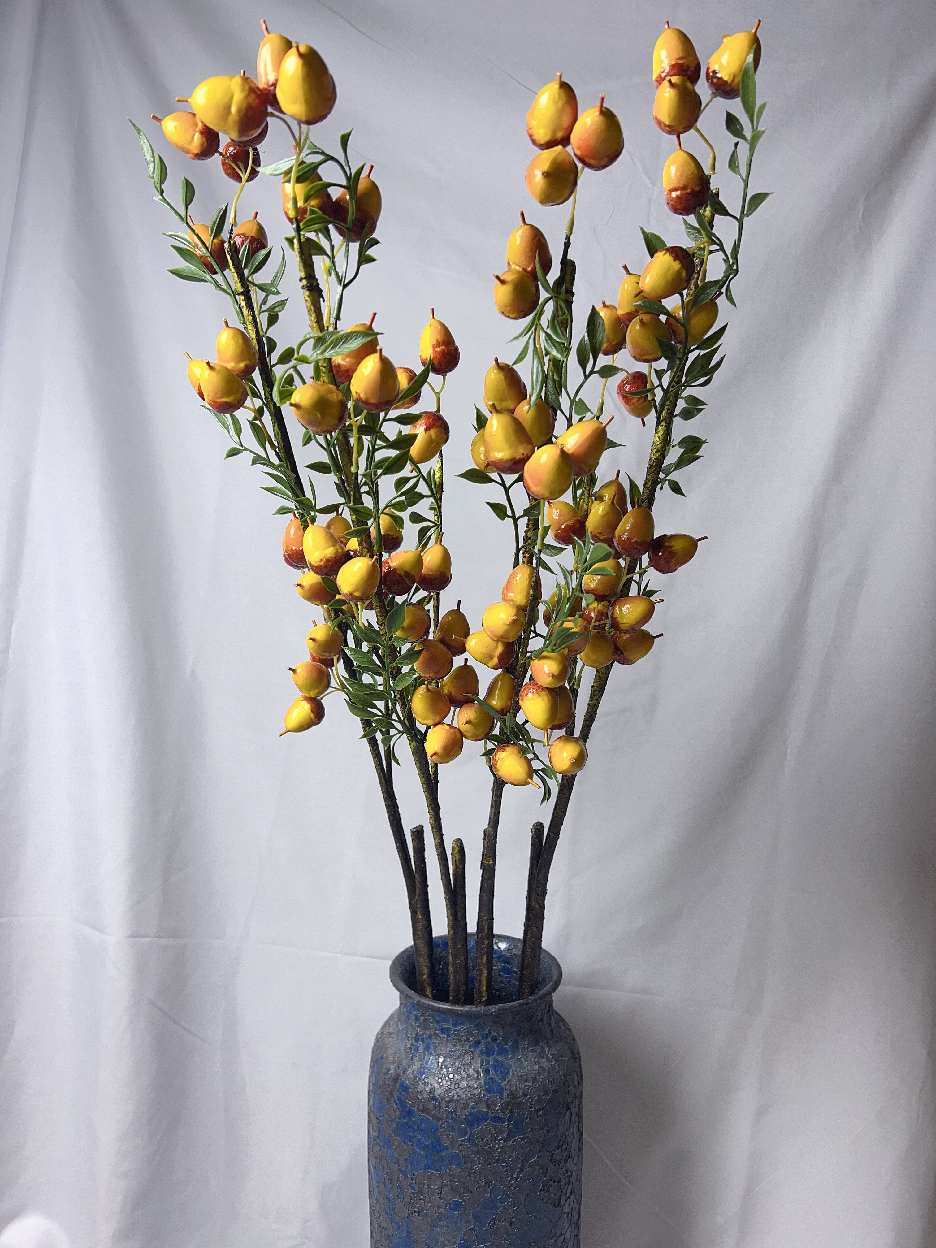 仿真栗子客厅摆设工程款搭配配饰仿真花