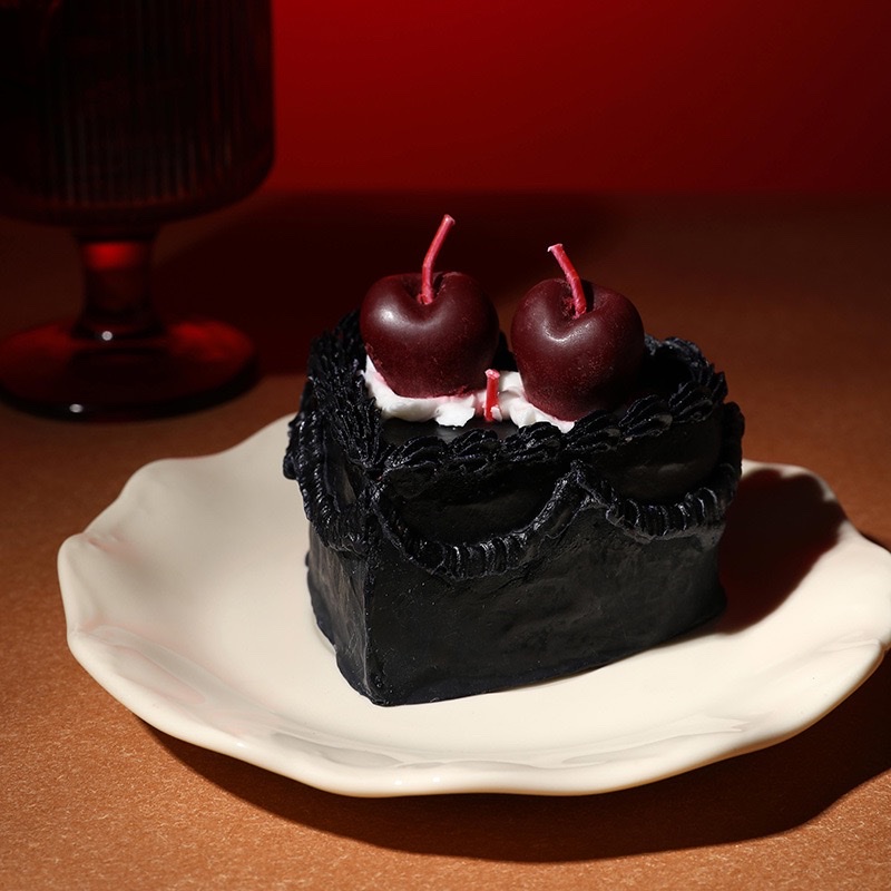 复古樱桃蛋糕香薰蜡烛伴手礼拍照道具ins风生日礼物香氛低温蜡情趣用品蜡烛白底实物图