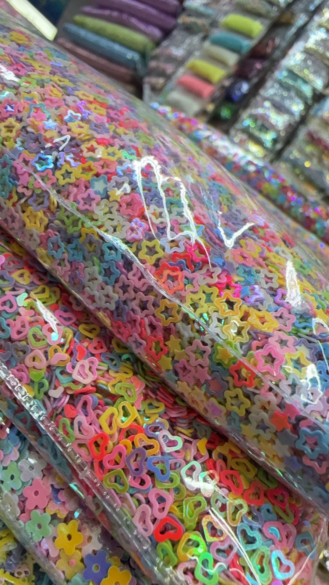 新款D I Y 欢迎光临挑选亮片款式多样花细节图