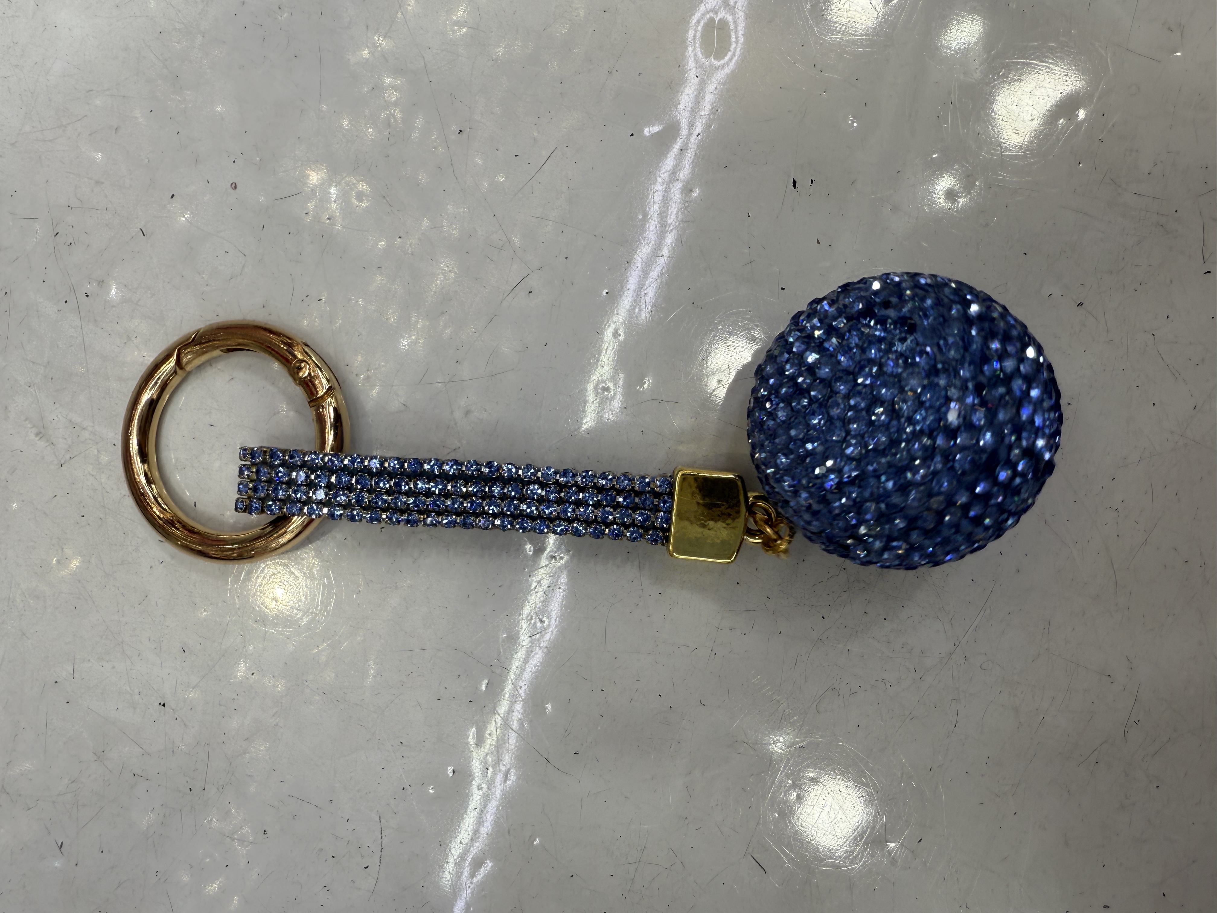 满钻陶泥包扣钥匙扣！钥匙扣
