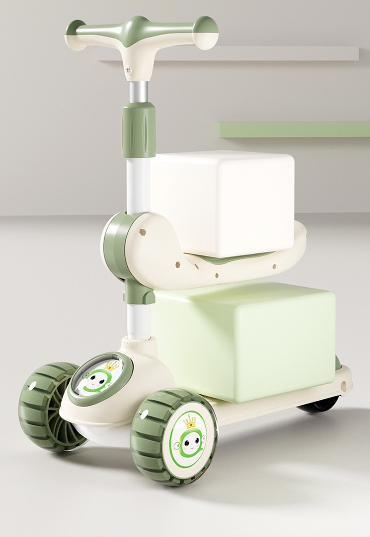 新款儿童滑板车3一6一12岁折叠男孩女宝宝大童溜娃车滑板车详情图8