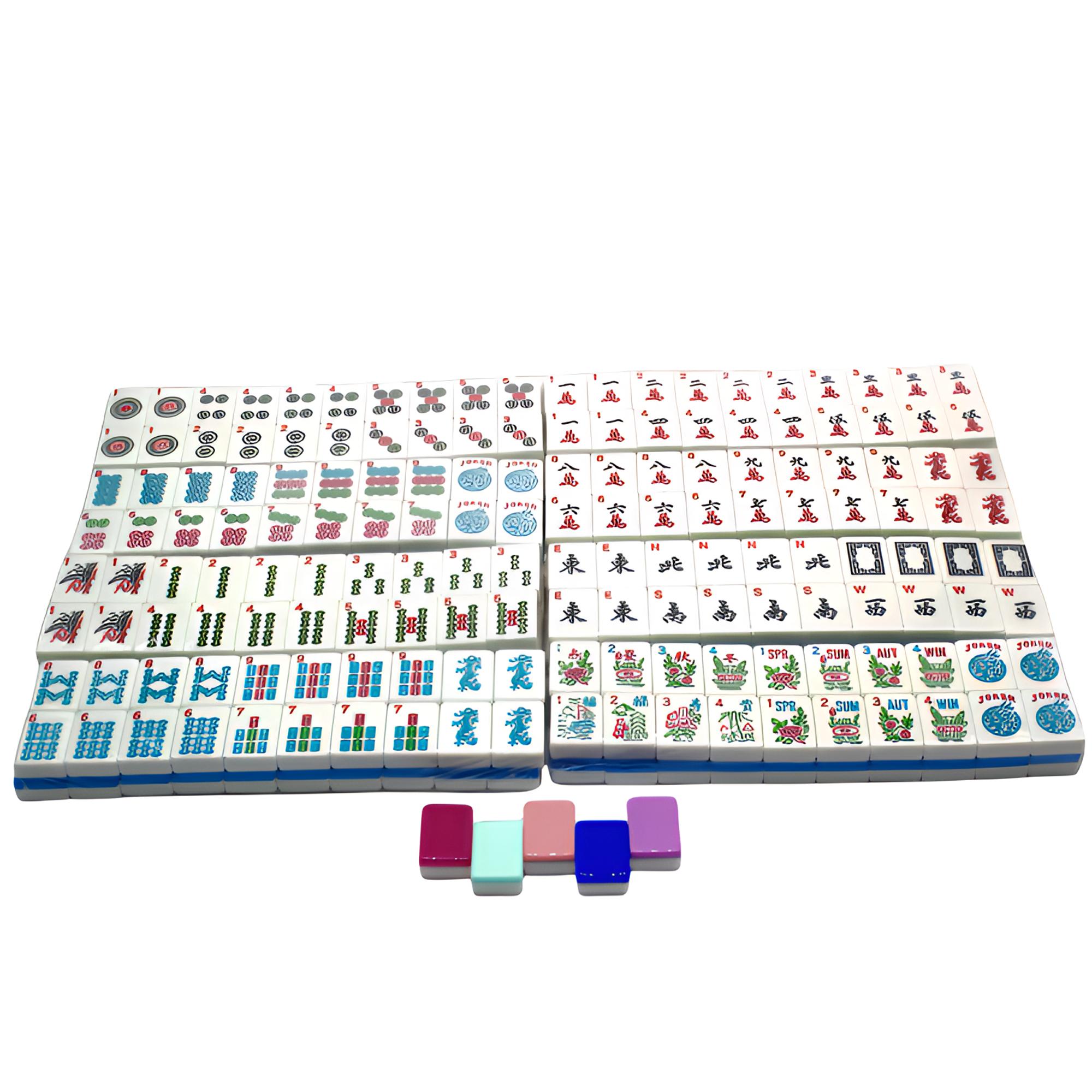 166 American mahjong tiles, 30# portable design, melamine material, source factory supports customization, comfortable touch, durable, timely delivery, export premium Application Scenario