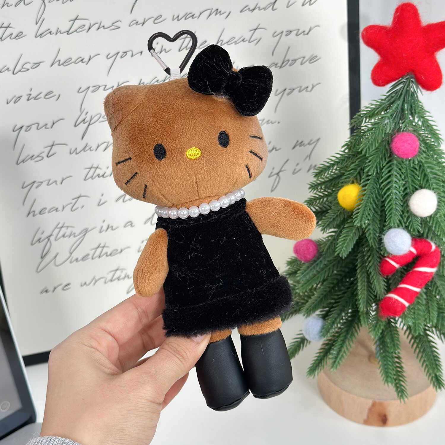 Foreign trade cross-border plush toy pendants, long-legged KT pendants, dress-up doll bag pendants, keychain dolls, cute plush doll pendants, doll fabric pendants, gift figurines, doll plush doll pendants, pendant dolls detail image 2