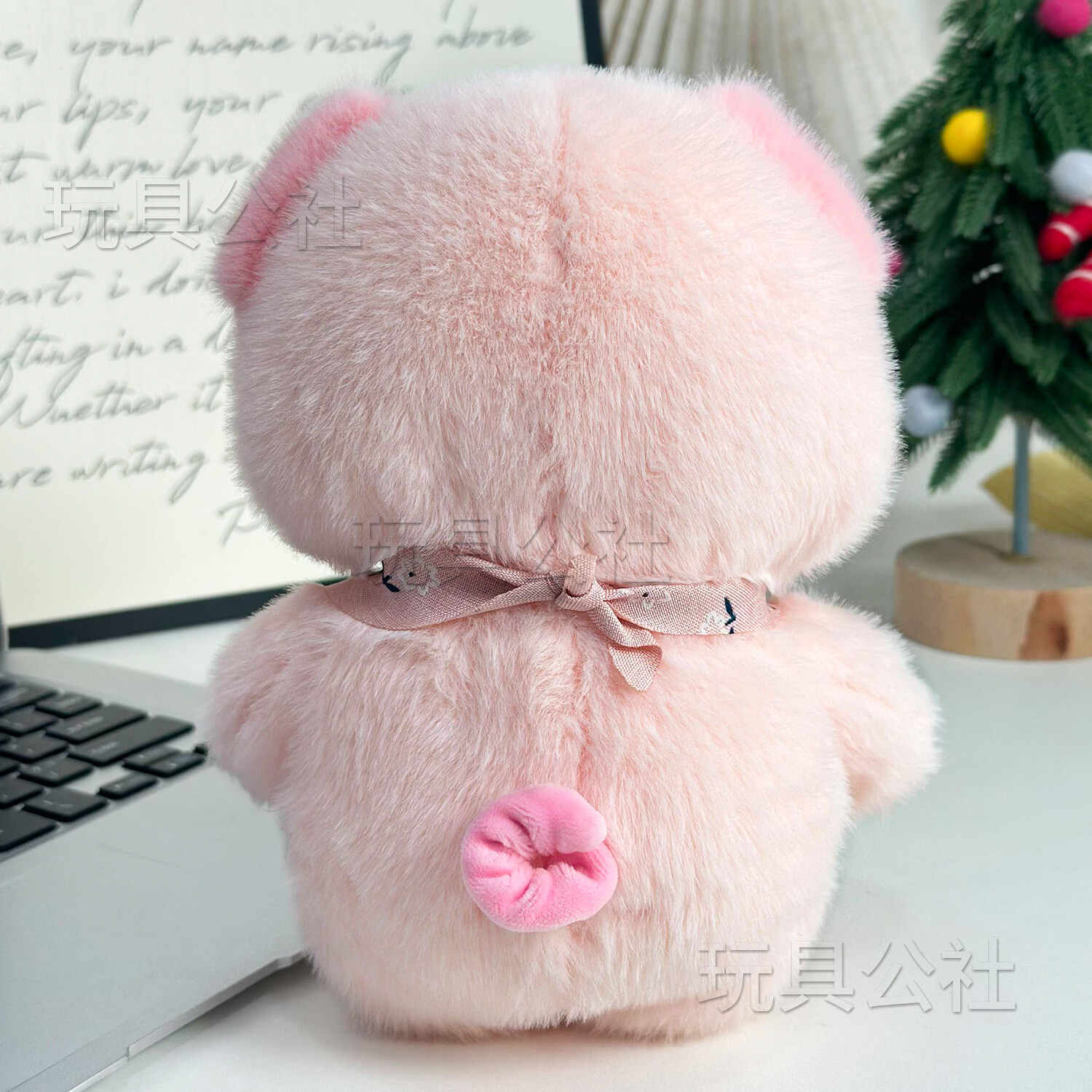 Baby piglet plush toy, pink piglet pillow, plush toy, soothing toy plush doll Specification image