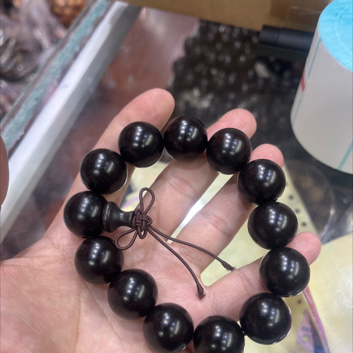 家居生活摆件创意装饰品客厅卧室桌面摆设装饰品摆件装饰品摆设品黑檀手串