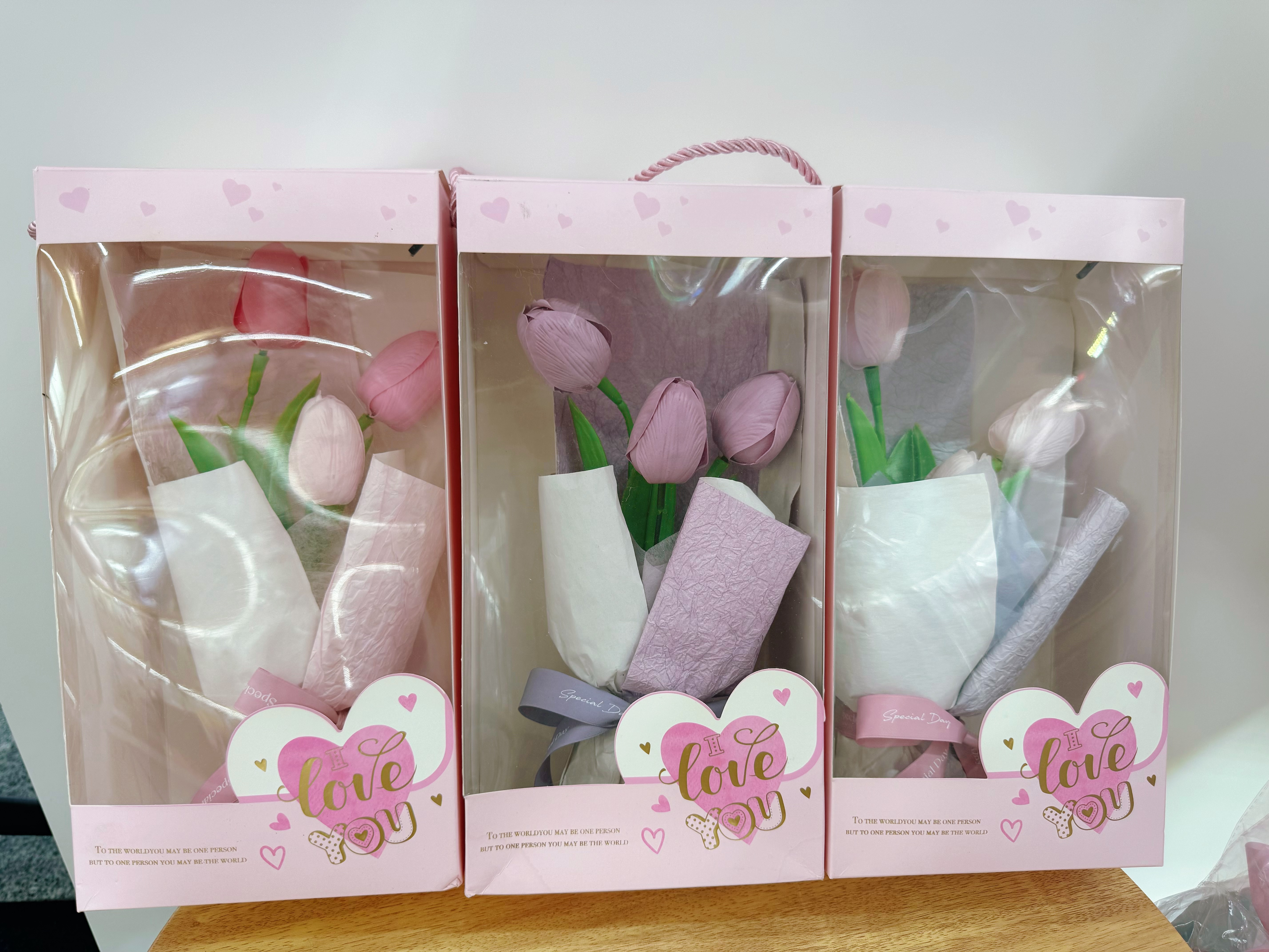 香皂花郁金香三八/母亲/教师节礼品花束香皂花