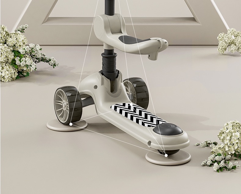 批发礼品折叠儿童滑板车3-8岁三轮学步宝宝三合一滑行车玩具童车详情图9