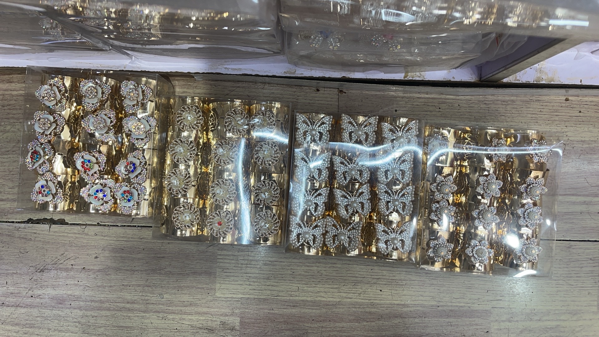 沙金手镯亚克力晕染时尚简约女士手饰潮流配饰手饰手镯