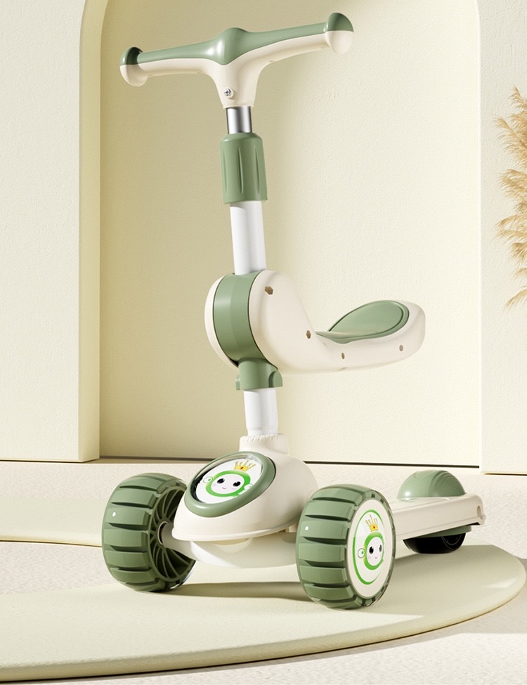 新款儿童滑板车3一6一12岁折叠男孩女宝宝大童溜娃车滑板车详情图3