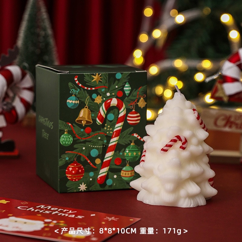 圣诞树香薰蜡烛伴手礼礼物手工香氛圣诞造型主题装饰手工香薰批发蜡烛香薰蜡圣诞派对蜡烛详情图3