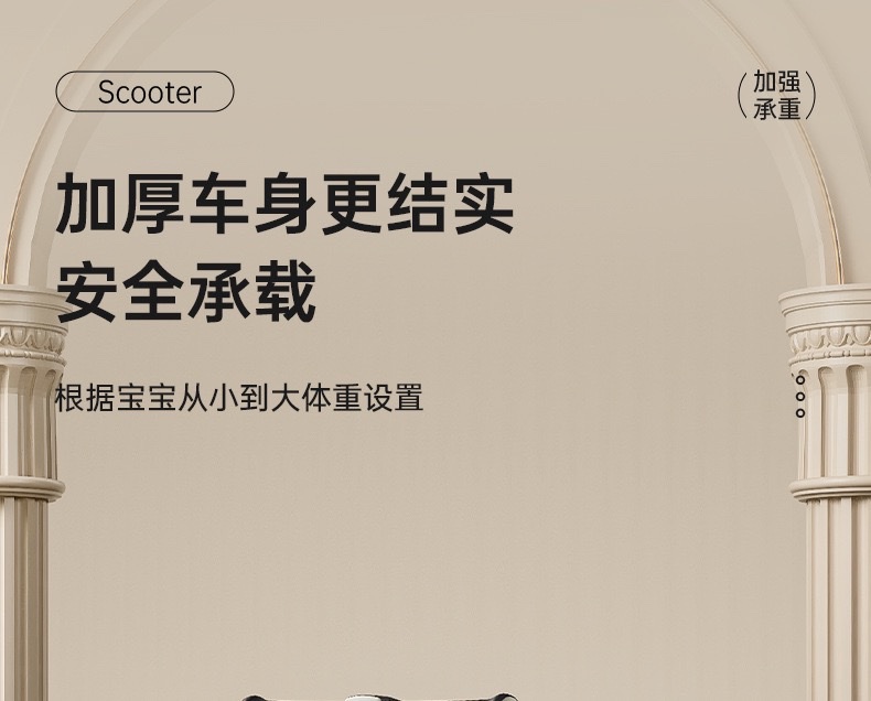 批发礼品折叠儿童滑板车3-8岁三轮学步宝宝三合一滑行车玩具童车详情图14