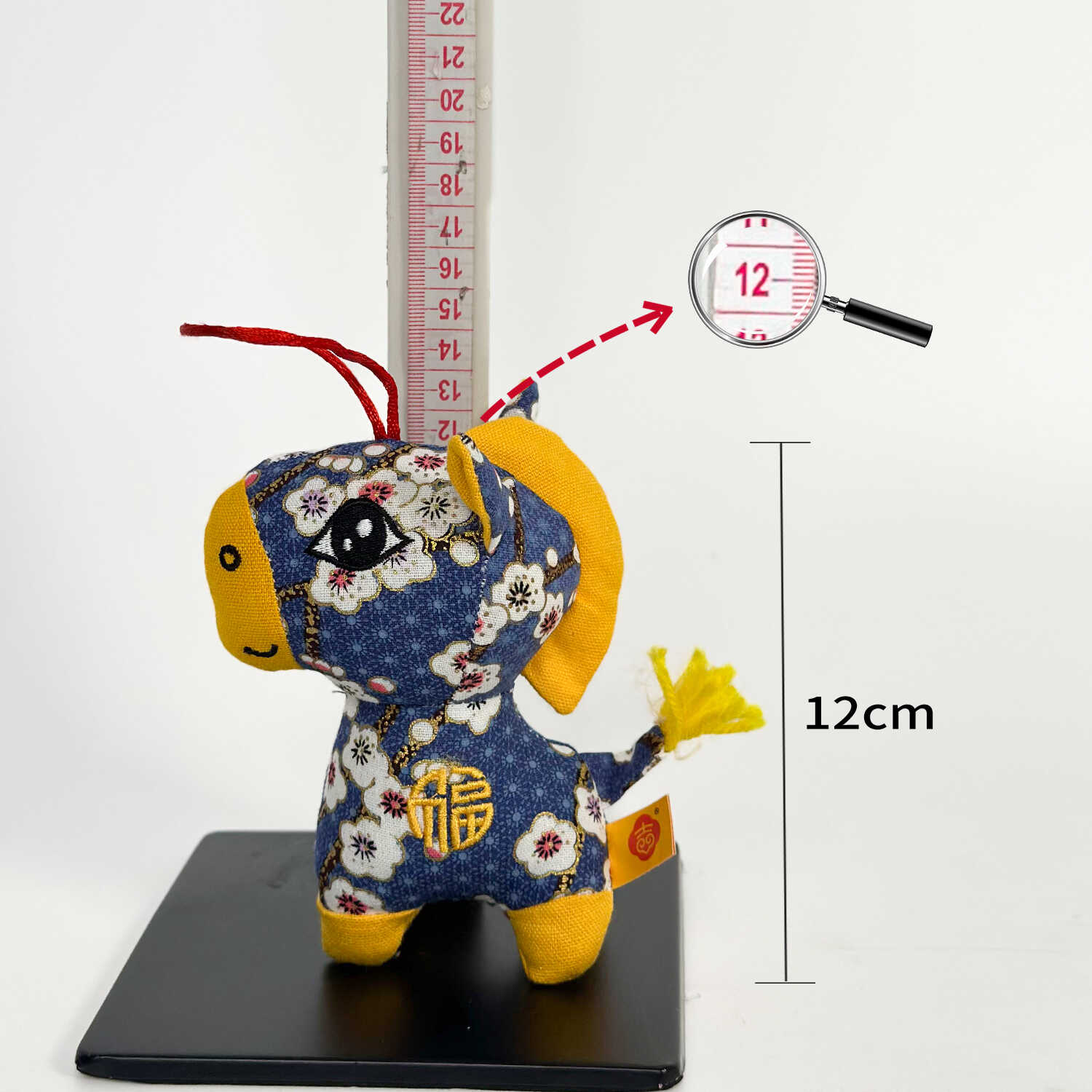 Horse Year pendant, zodiac pendant, Horse Year traditional Chinese style pendant, keychain, horse doll, cute plush doll, New Year gift figurine pic 4