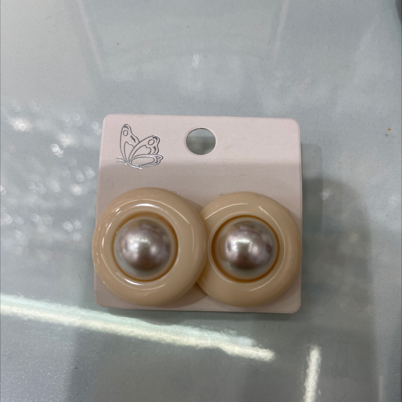 树脂耳钉、珍珠耳钉、时尚潮流休闲、欧美新款耳饰