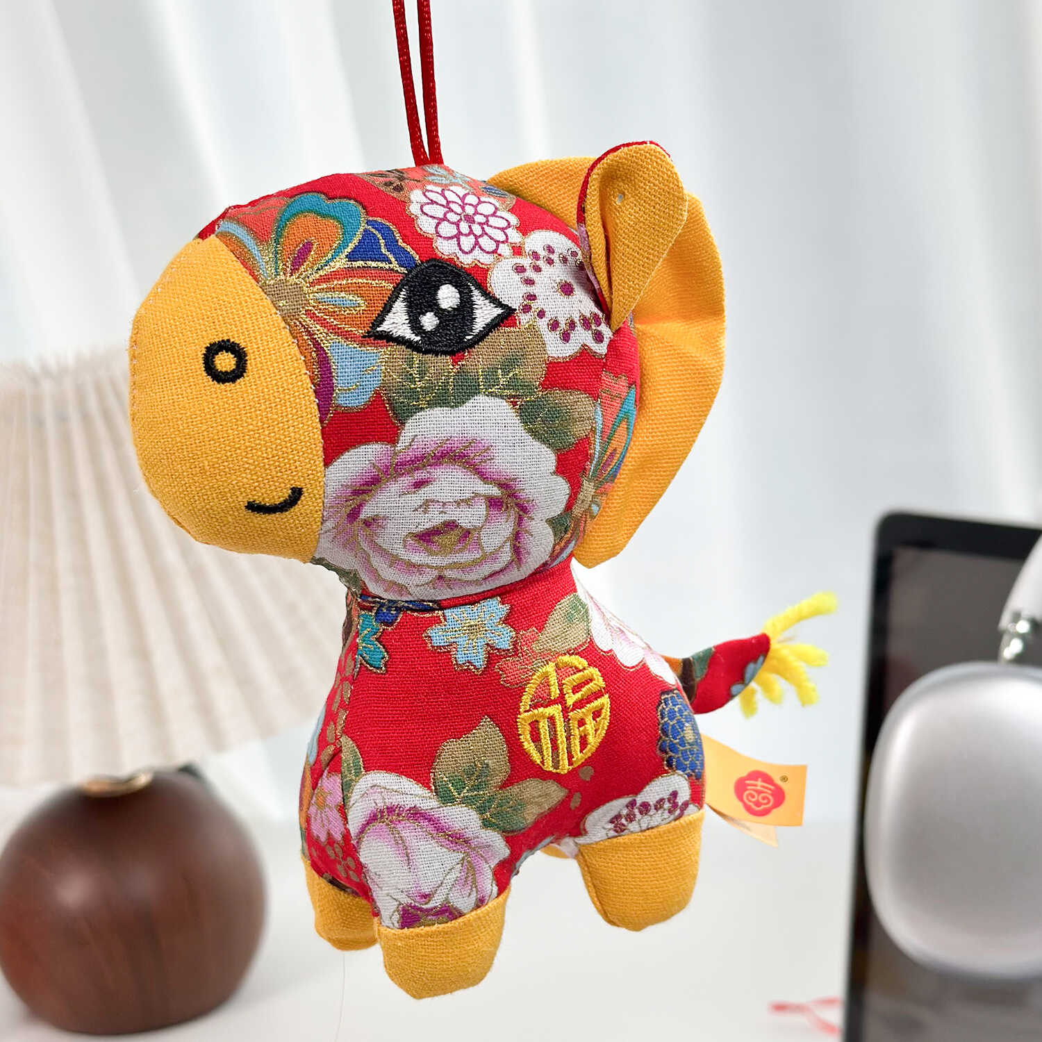 Horse Year pendant, zodiac pendant, Horse Year traditional Chinese style pendant, keychain, horse doll, cute plush doll, New Year gift figurine pic 3