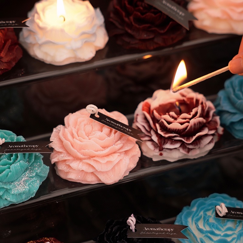 新款低温蜡烛香薰42度低温蜡情调节日摆件滴蜡情侣浪漫批发香薰蜡烛情侣蜡烛产品图