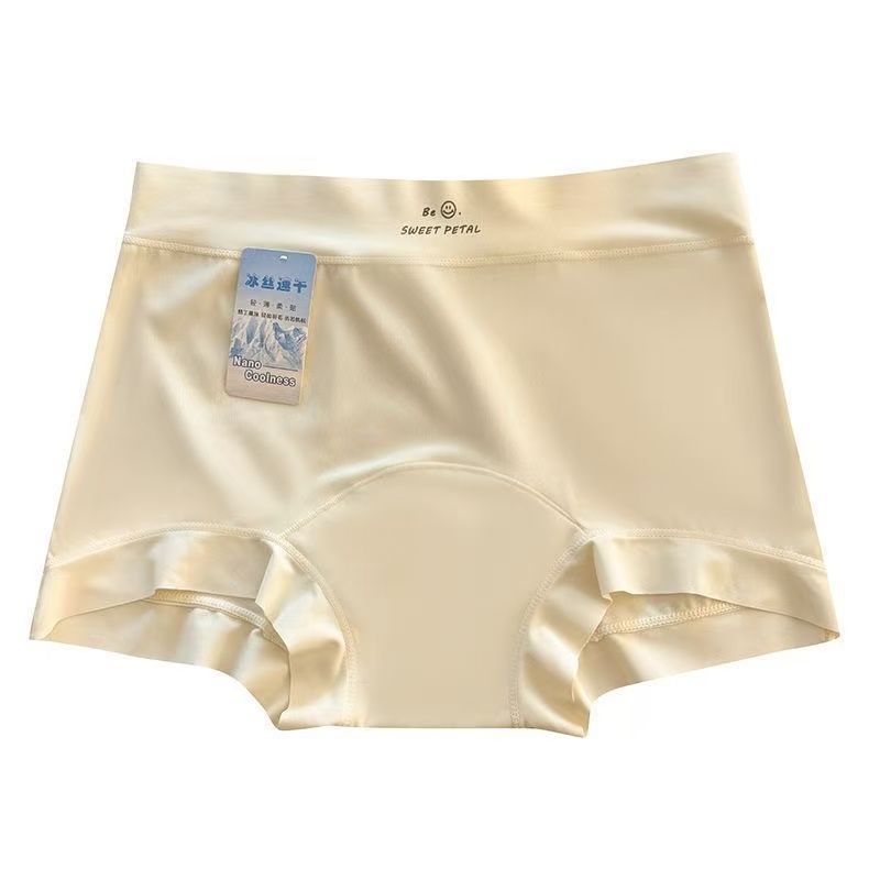 Ice Silk 10A Grade Antibacterial Extended Base, mid-waist breathable, Student briefs for girls and women detail image 12