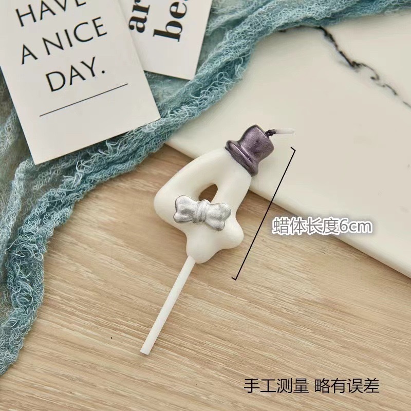 Birthday cake decoration, birthday candles, digital candles, prince and princess, boys and girls, creative Internet celebrity romantic confession, children's plug-in decoration, party supplies, birthday party Application Scenario