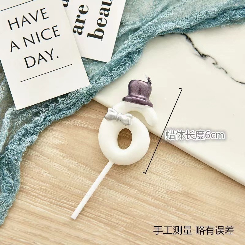 Birthday cake decoration, birthday candles, digital candles, prince and princess, boys and girls, creative Internet celebrity romantic confession, children's plug-in decoration, party supplies, birthday party detail image 14