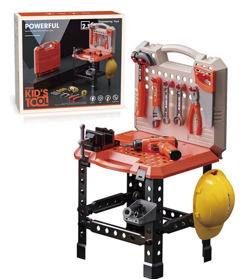 儿童工具桌套装过家家玩具男孩女孩