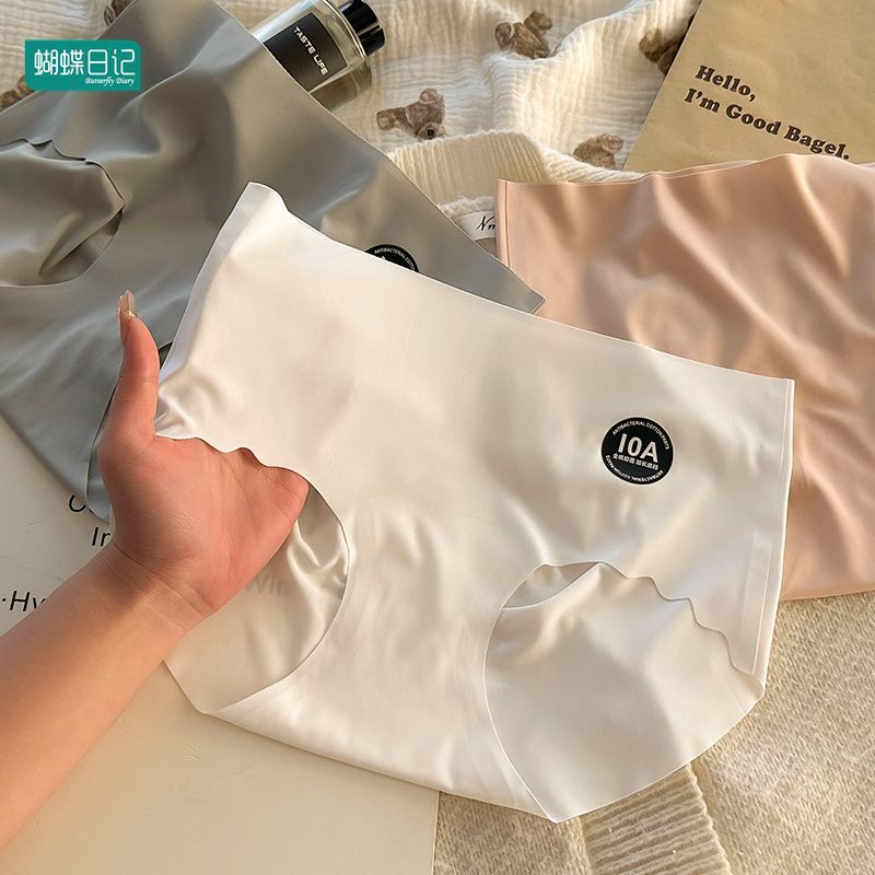 10A antibacterial extended anti-milk skin underpants Mulberry silk Ouluo mid-waist seamless triangle underpants Application Scenario
