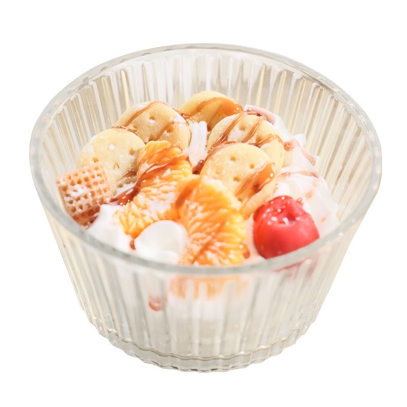 奶油玻璃碗香薰蜡烛手工造型盲盒批发跨境伴手礼仿真造型香氛蜡香薰蜡烛派对蜡烛详情图2