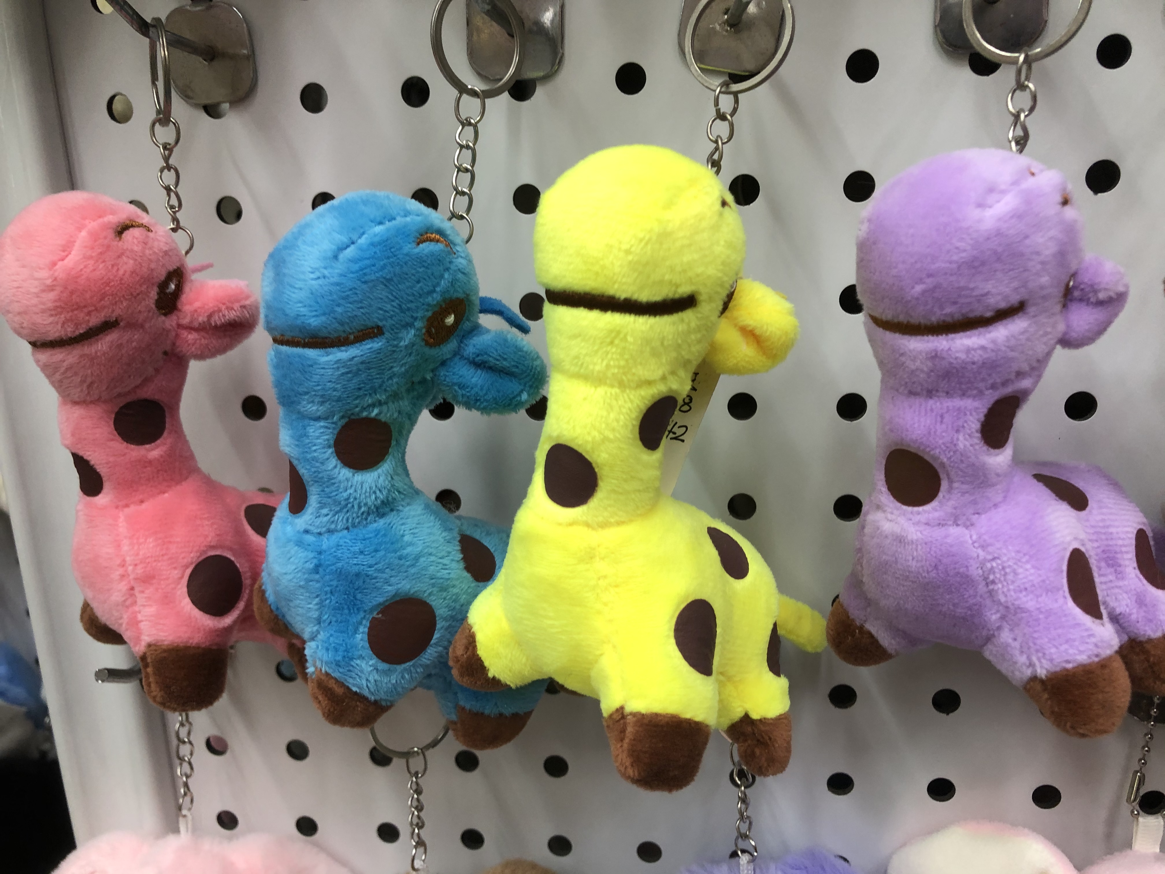 挂件长颈鹿毛绒玩具