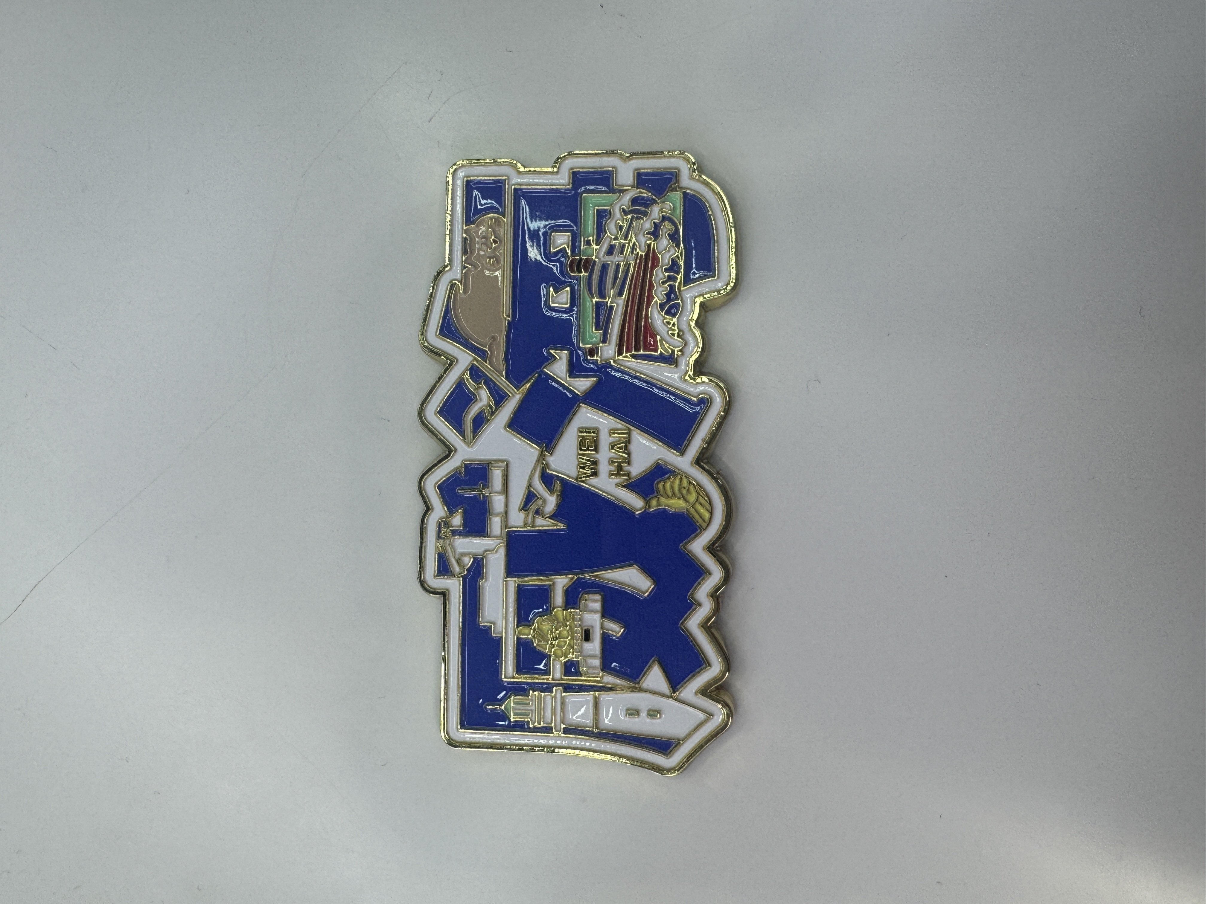 威海冰箱贴 国内旅游定制纪念品 锌合金冰箱贴