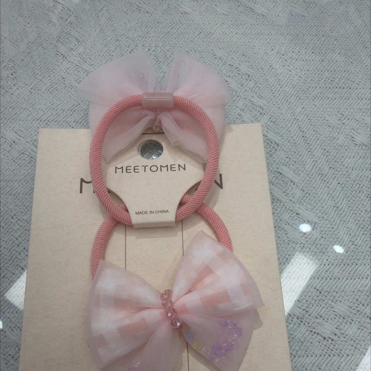 韩版女士拼接发绳头绳扎头绳皮筋时尚百搭柔软发饰女用多色装饰品头绳细节图