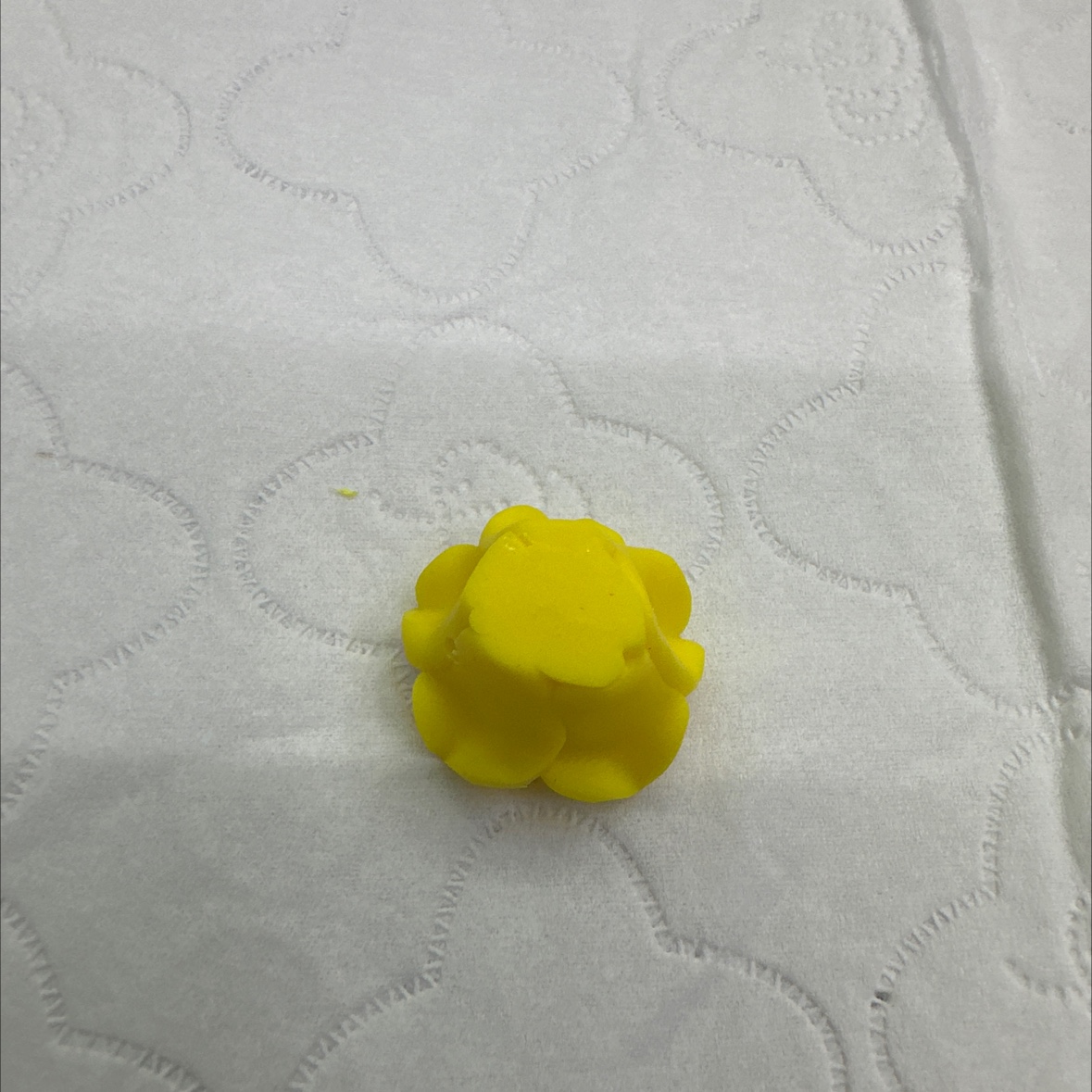 晶鑫陶饰纯手工制作彩色软陶花朵，可订颜色，大小细节图