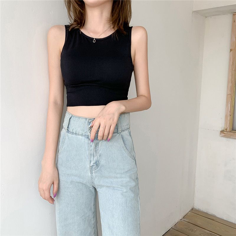 This seamless halter sports vest with a beautiful back, the same style as the popular Xueli, is breathable, shockproof and versatile. It can be worn as an inner layer to make you look slimmer Specification drawing