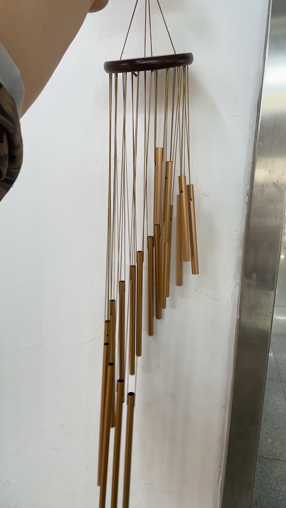 Mandala wind chime dream catcher, wind chime, golden copper bell, decorative pendant, creative home decor Item Picture