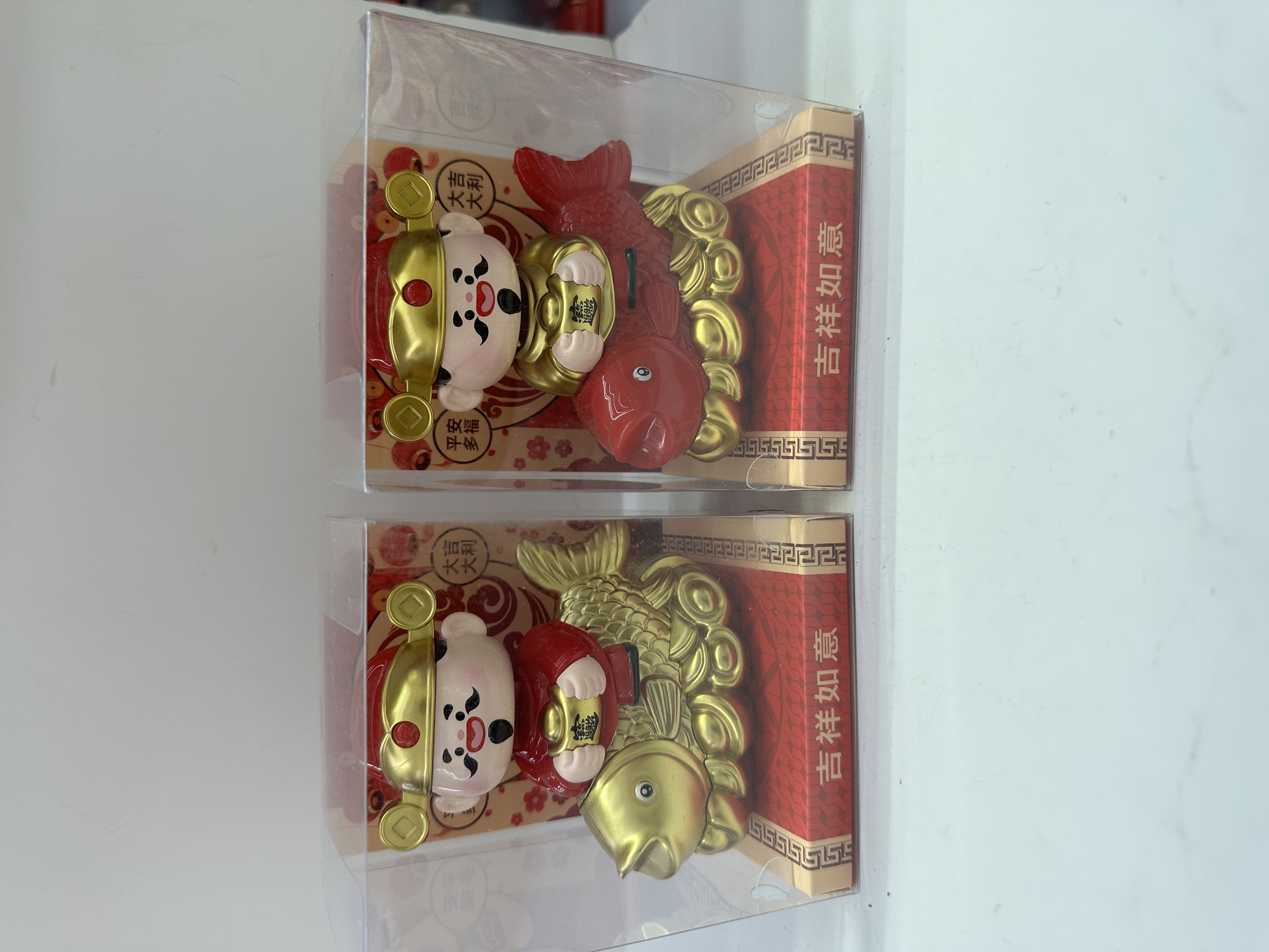 太阳能年货 新款财神 摆件太阳能自动摇手汽车装饰摆件工艺学生礼品创意包