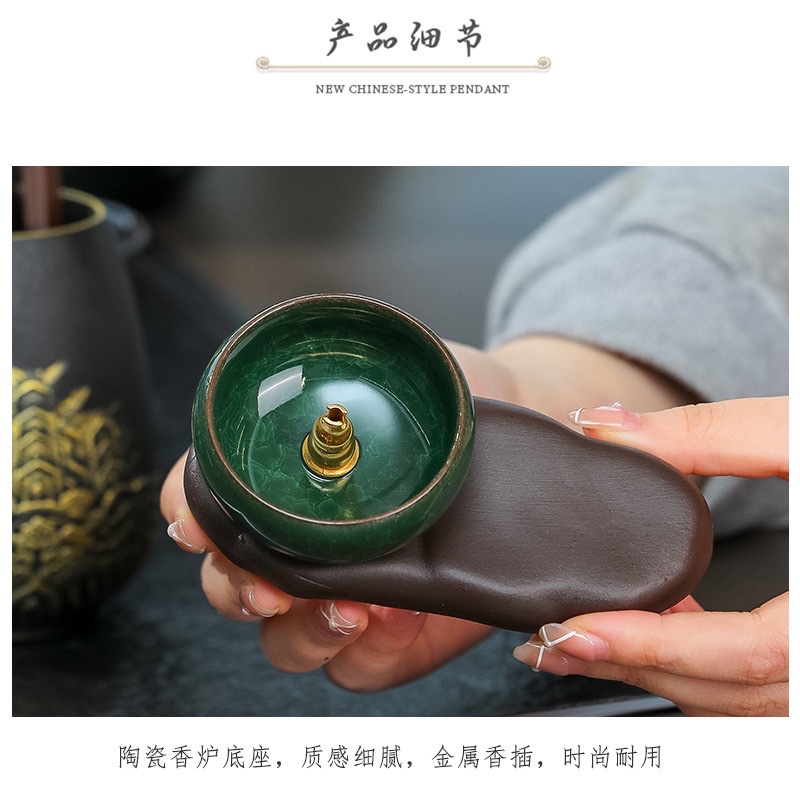 Zen Huineng Little Monk Home decoration items, desktop ornaments, sandalwood incense, incense burner, incense coil, incense stick, incense burner set, incense stick accessories, incense burner, long-lasting fragrance, rich aroma, fragrance products, incense burner, incense burner, incense detail image 5