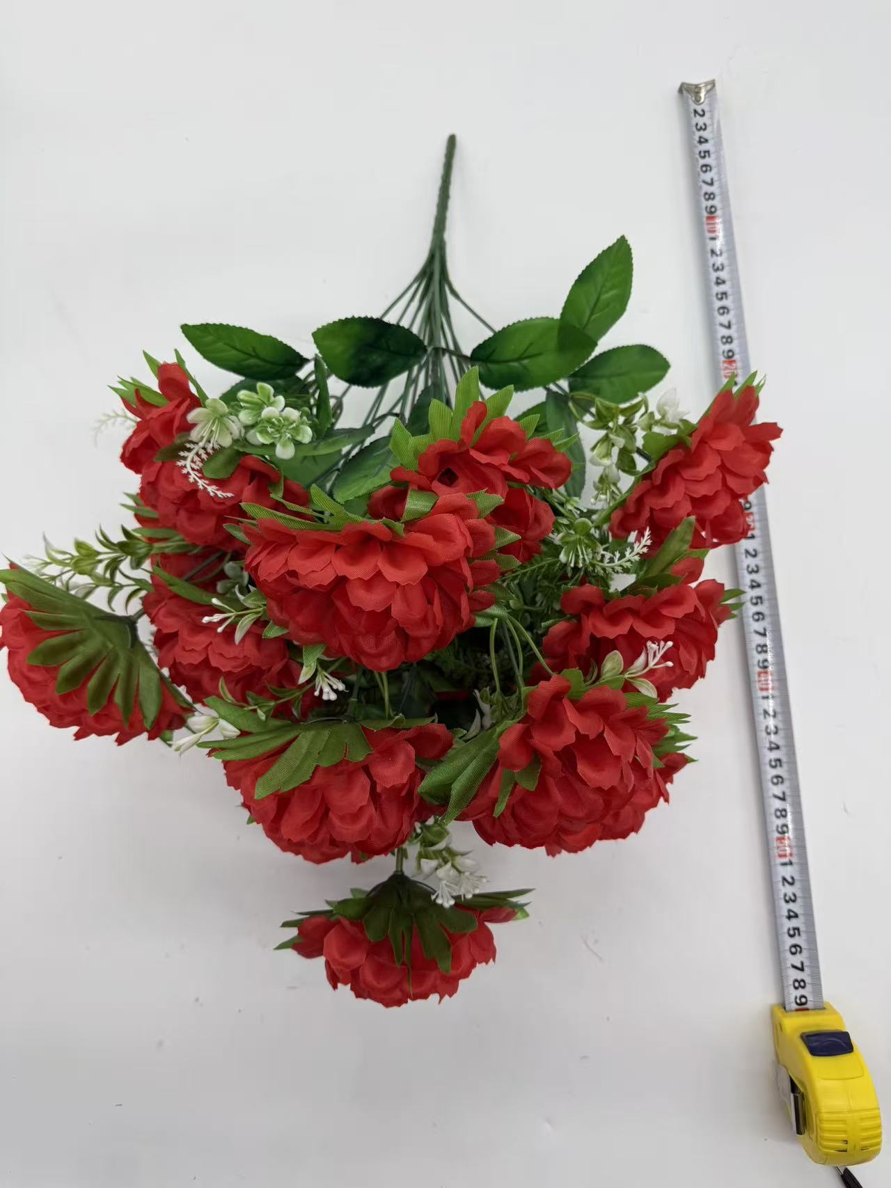 仿真花5朵塑料花假花装饰家居办公室桌面摆设塑胶花美观耐用