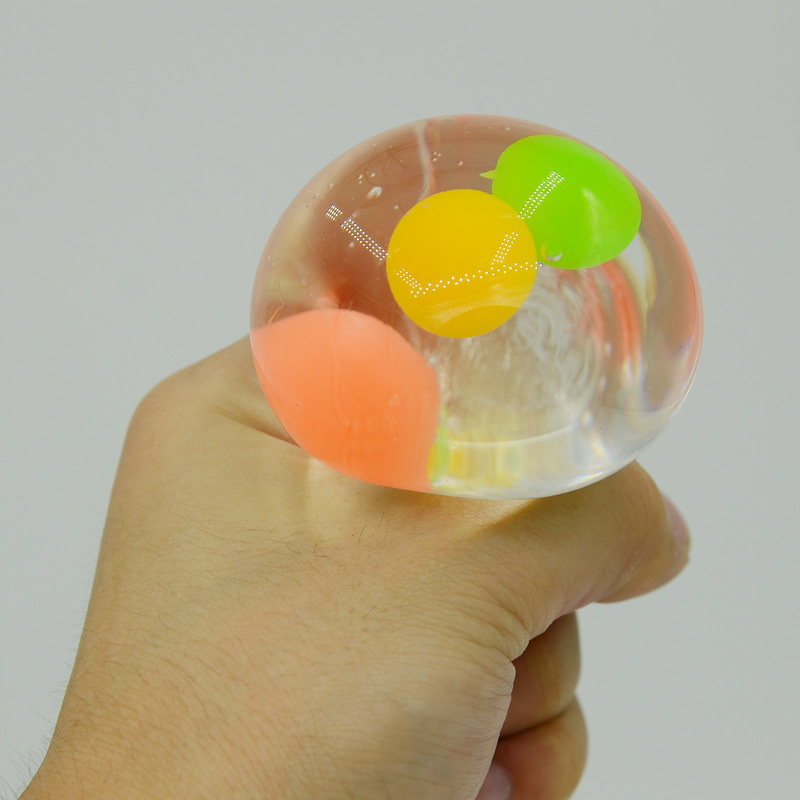 大号蛋黄 三黄蛋挤压捏捏 解压减压玩具捏捏乐 三黄蛋双黄蛋单黄蛋 一摔压扁自动还原 环保材料 