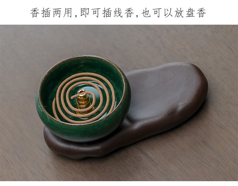 Zen Huineng Little Monk Home decoration items, desktop ornaments, sandalwood incense, incense burner, incense coil, incense stick, incense burner set, incense stick accessories, incense burner, long-lasting fragrance, rich aroma, fragrance products, incense burner, incense burner, incense detail image 8