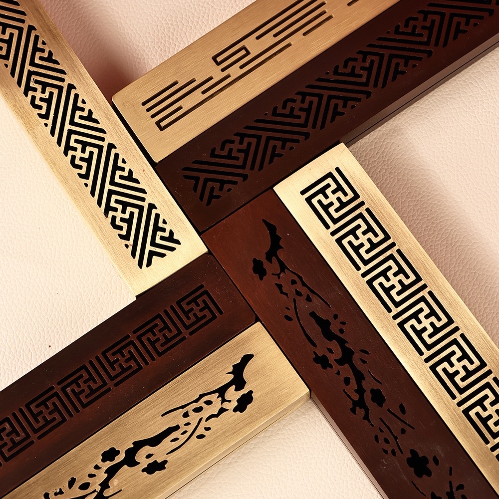 Incense burner set, Guanyin-shaped incense burner accessories, incense products, long-lasting fragrance, incense burner, incense holder, incense ceremony products, pure brass horizontal incense box, copper wire incense box, agarwood sandalwood incense box, household incense burner, portable hollow incense box, tea detail image 8