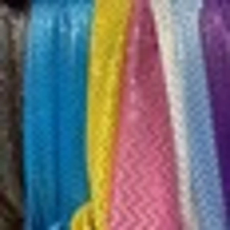 The base fabric of the colorful red clothing dress, doll handicraft, decorative fabric is thin and cool