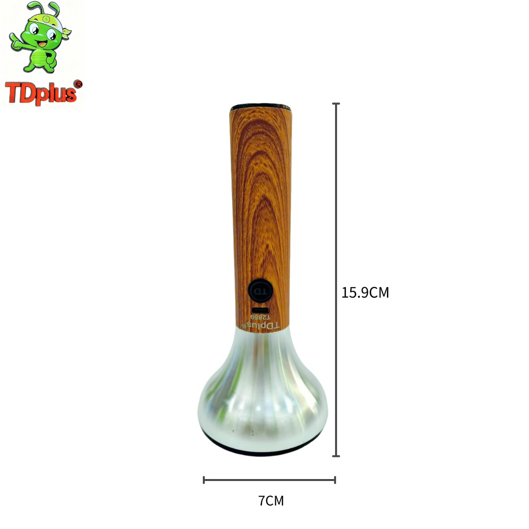 TDplus's new multi-functional charging high-intensity long-range flashlight is a regular waterproof patrol outdoor home mini portable and cute details Picture