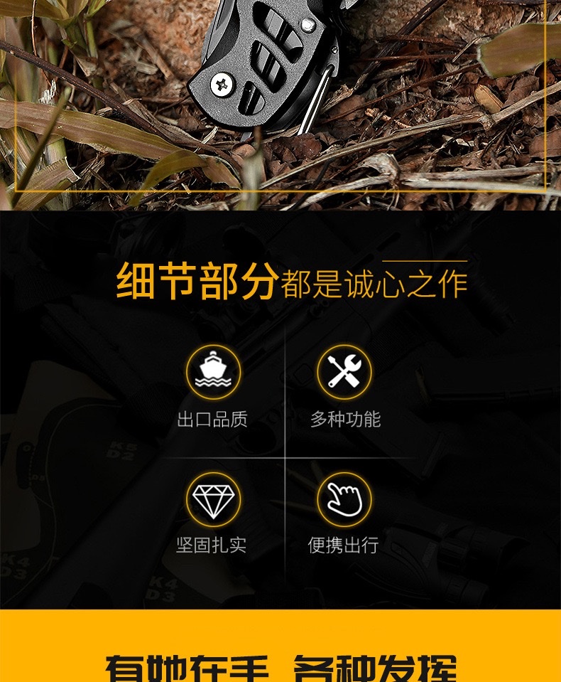 瑞士刀多功能小刀露营车载户外礼品居家便利创意EDC组合工具 详情图4