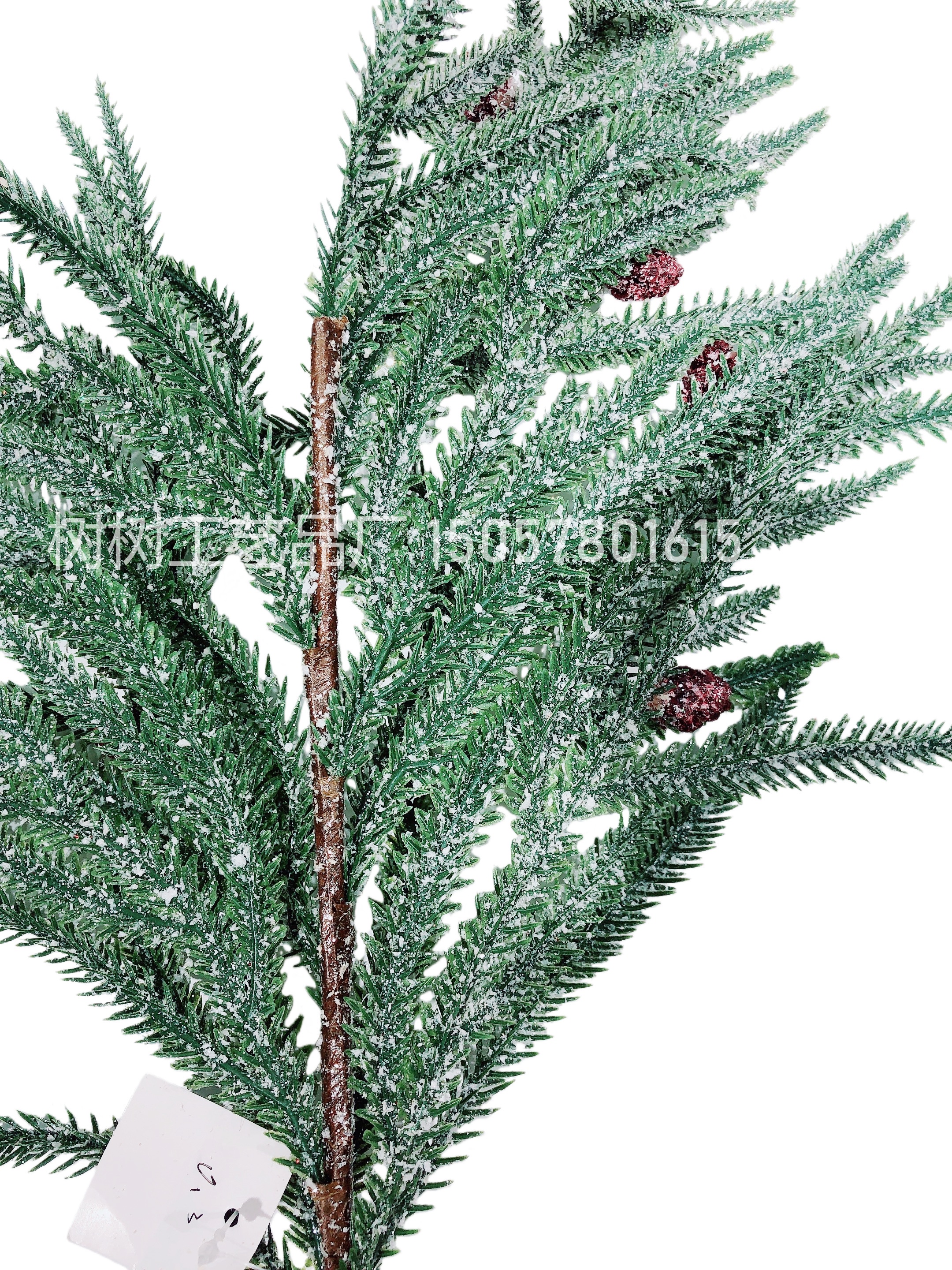 The woolen Christmas simulation green plant set features a realistic appearance, long-lasting durability, and is made of eco-friendly materials. It is a popular Amazon bestseller, including artificial flowers, plastic flowers, and simulation flowers detail image 4