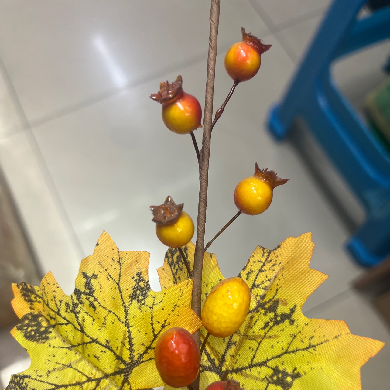  秋天系列，石榴仿真花