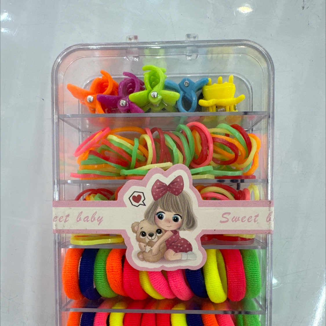 Korean-style women's hair tie, hair band, tie, leather band, fashionable and versatile hair accessory, women's headwear in multiple colors to choose from, leather band combination set, Korean-style Application Scenario