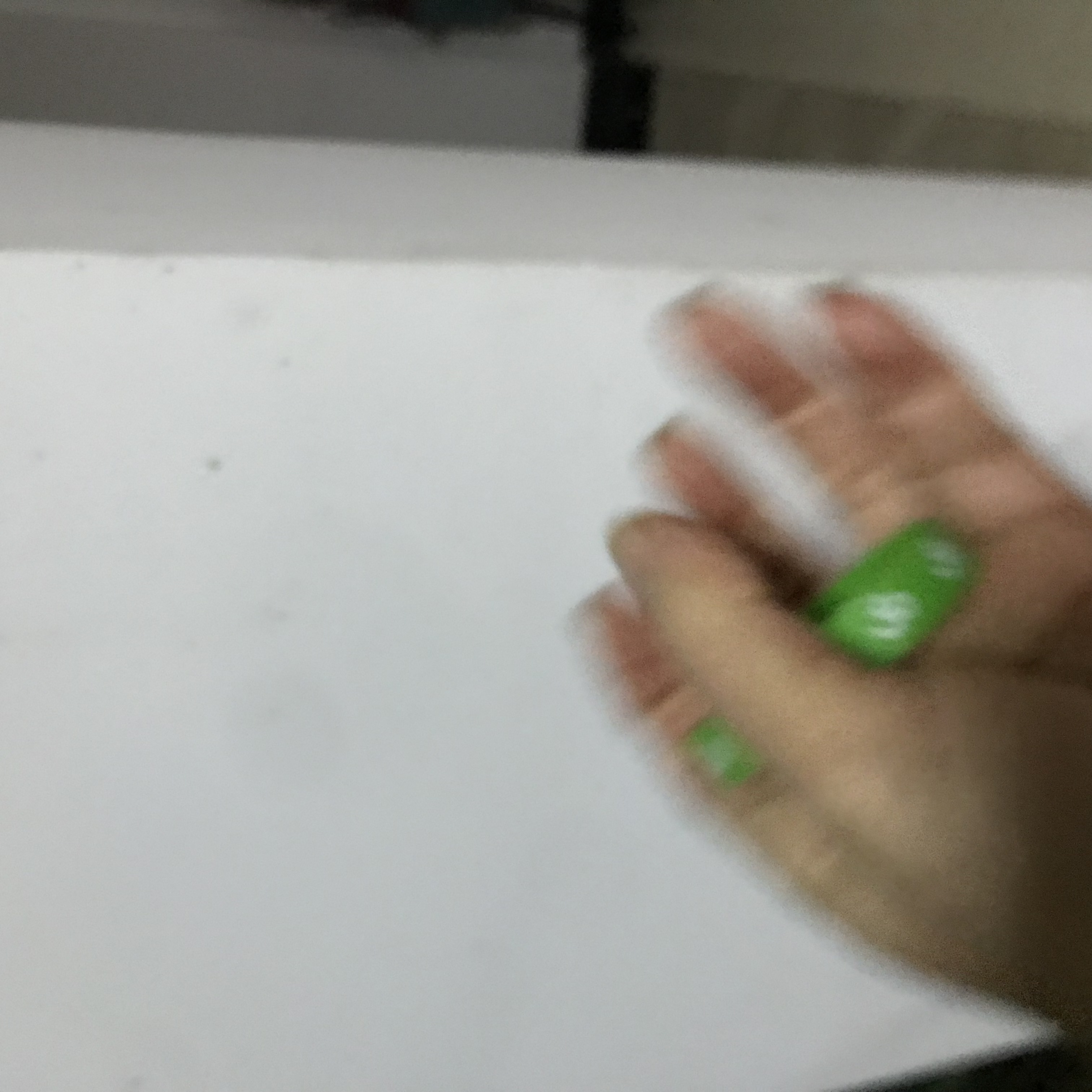 绿色硅胶手环 details Picture